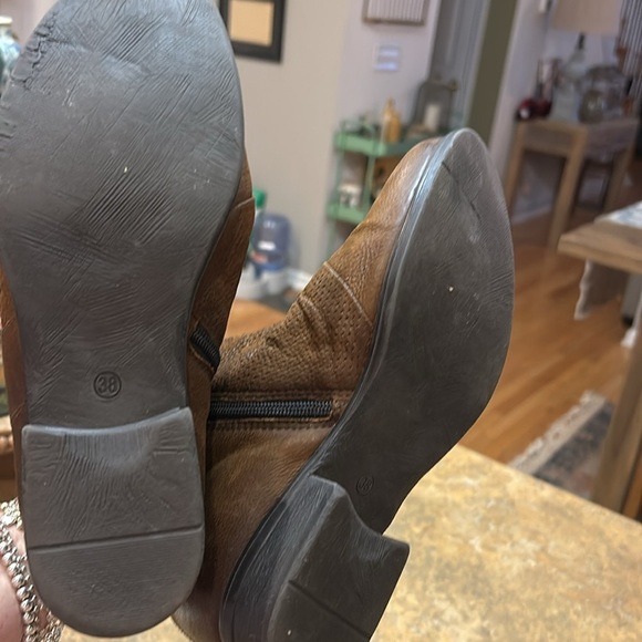 Miz Mooz Sallie Brown Distressed Bootie - Picture 9 of 12